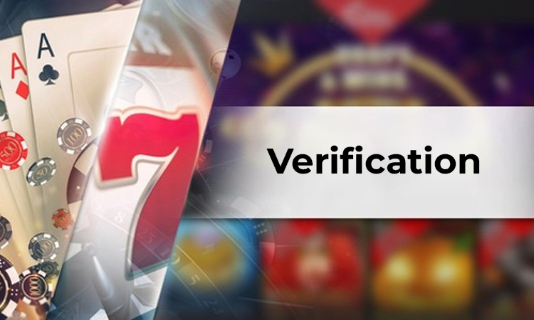Verification in an online casino
